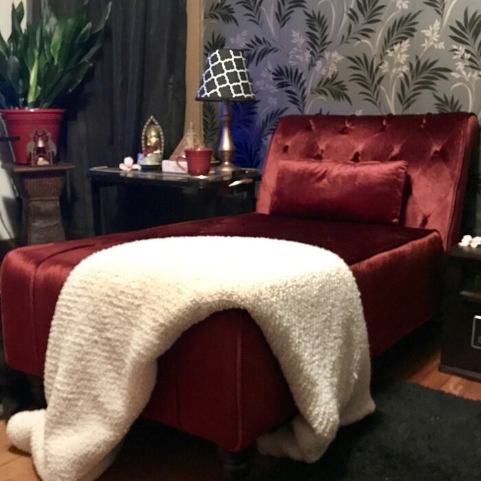 Andrews Tufted Armless Chaise Lounge