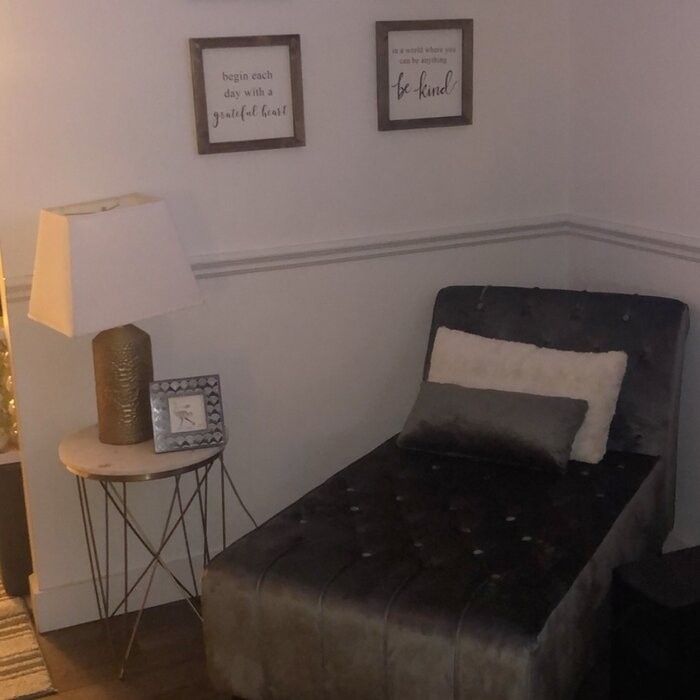 Andrews Tufted Armless Chaise Lounge