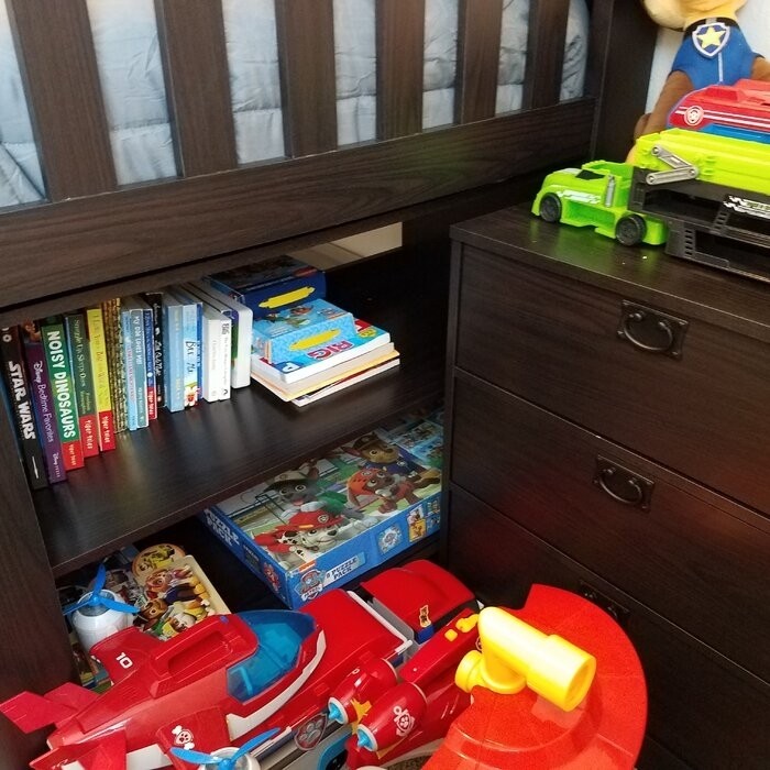 Angelica Twin Loft Bed with Bookcase by Mack & Milo™