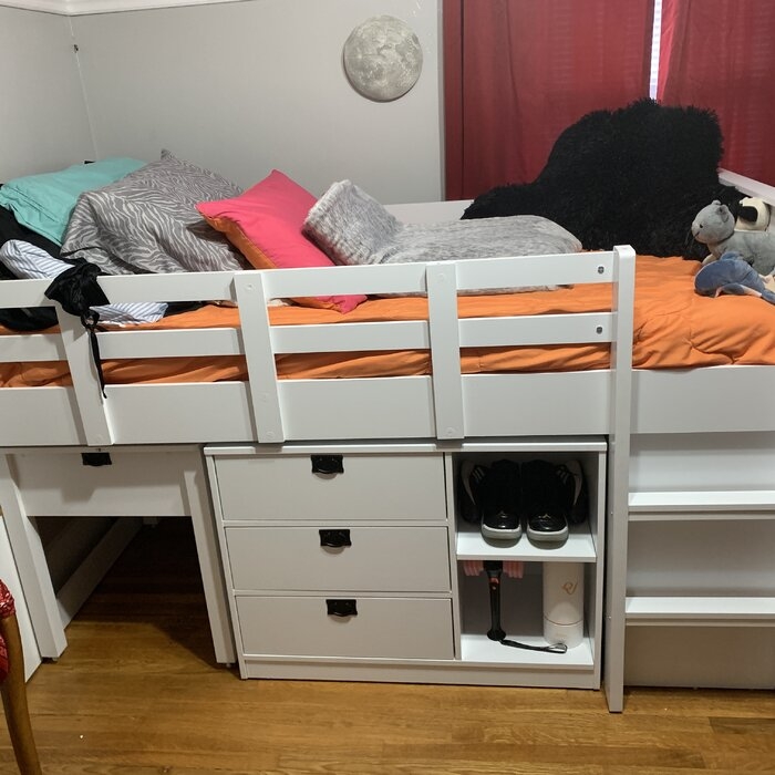 Loft Bed with Desk Foter