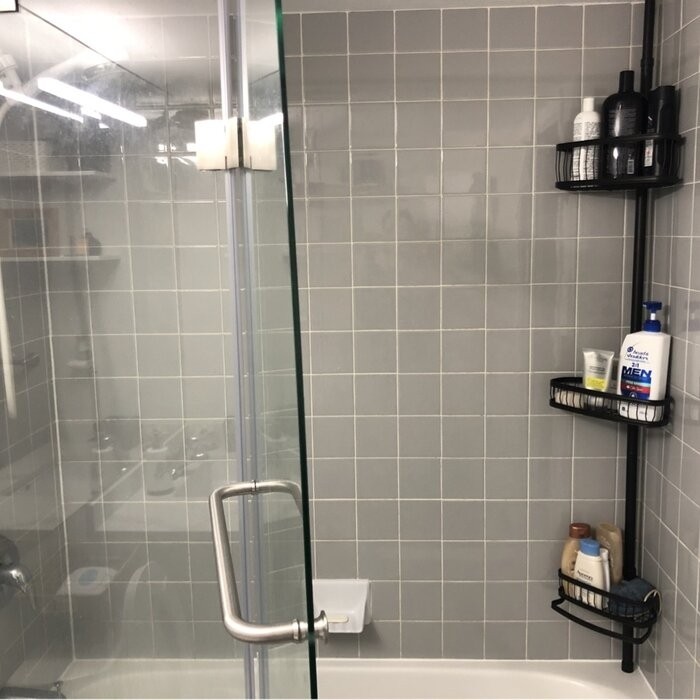 Anshdeep Tension Pole Shower Caddy