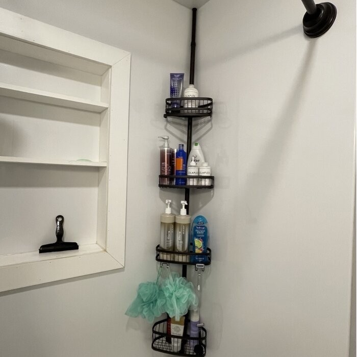 Anshdeep Tension Pole Shower Caddy
