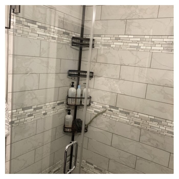 Anshdeep Tension Pole Shower Caddy
