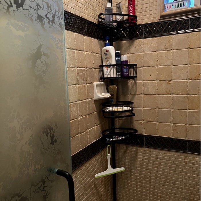 Anshdeep Tension Pole Shower Caddy
