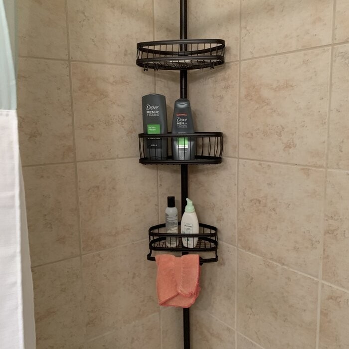 Anshdeep Tension Pole Shower Caddy