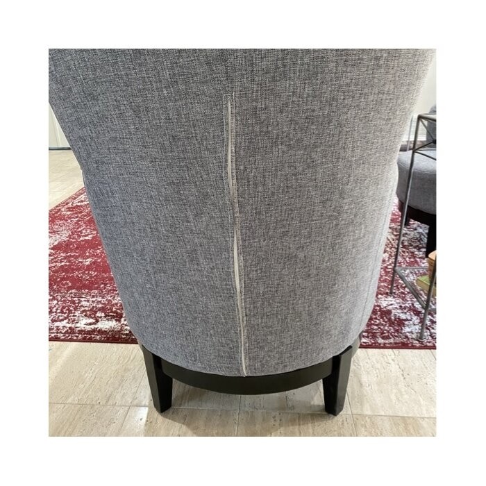 Apolinar 30'' Wide Linen Swivel Armchair