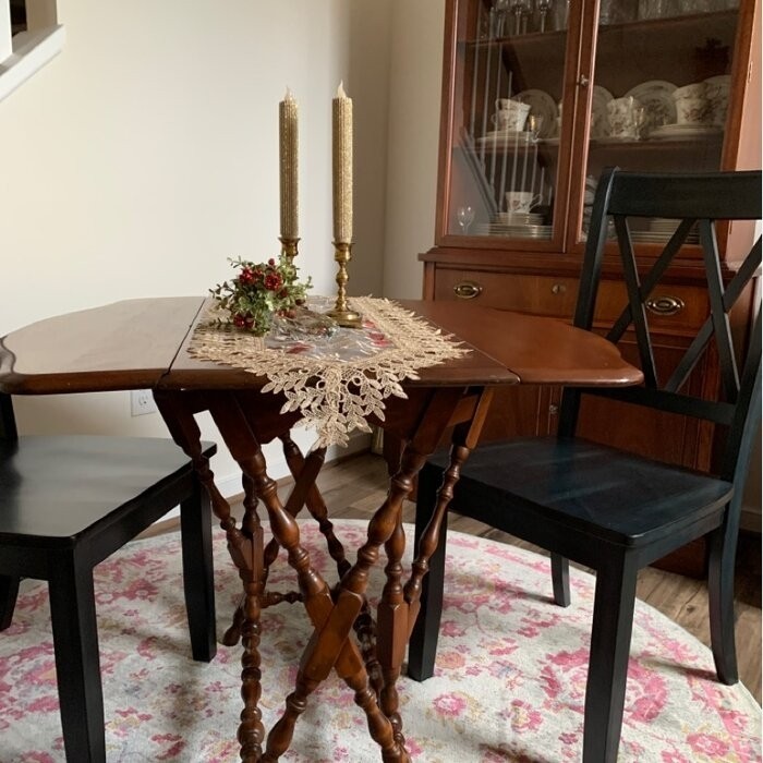 Arisa Solid Wood Cross Back Side Chair