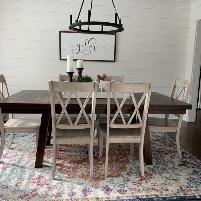 Arisa Solid Wood Cross Back Side Chair