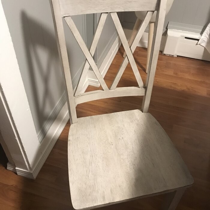 Arisa Solid Wood Cross Back Side Chair
