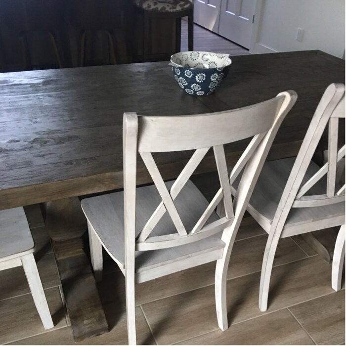Arisa Solid Wood Cross Back Side Chair