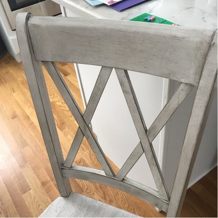 Arisa Solid Wood Cross Back Side Chair