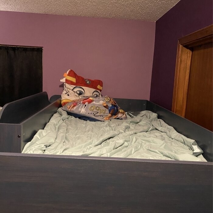Arlen Twin 5 Drawer Loft Bed with Bookcase by South Shore
