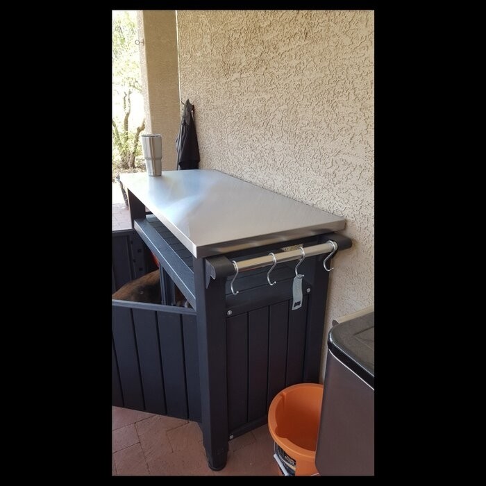 Arrilla Winston Porter Bar Cart with Plastic Outer Material