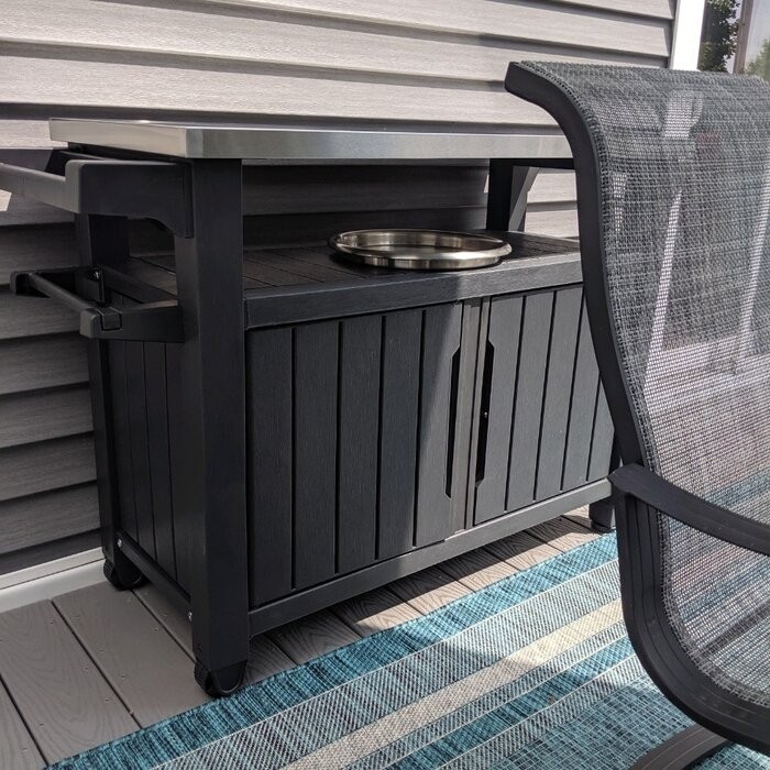 Arrilla Winston Porter Bar Cart with Plastic Outer Material
