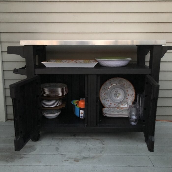 Arrilla Winston Porter Bar Cart with Plastic Outer Material