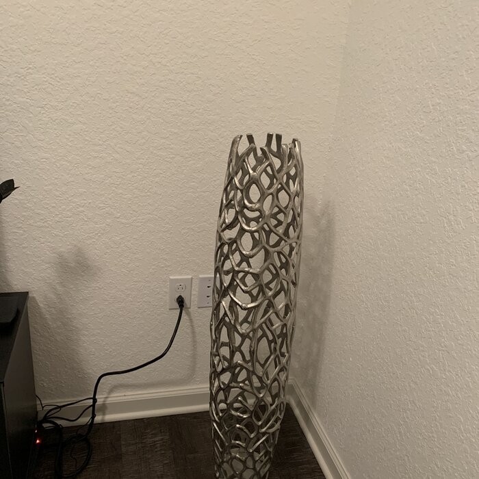 Babylon Metal Floor Vase