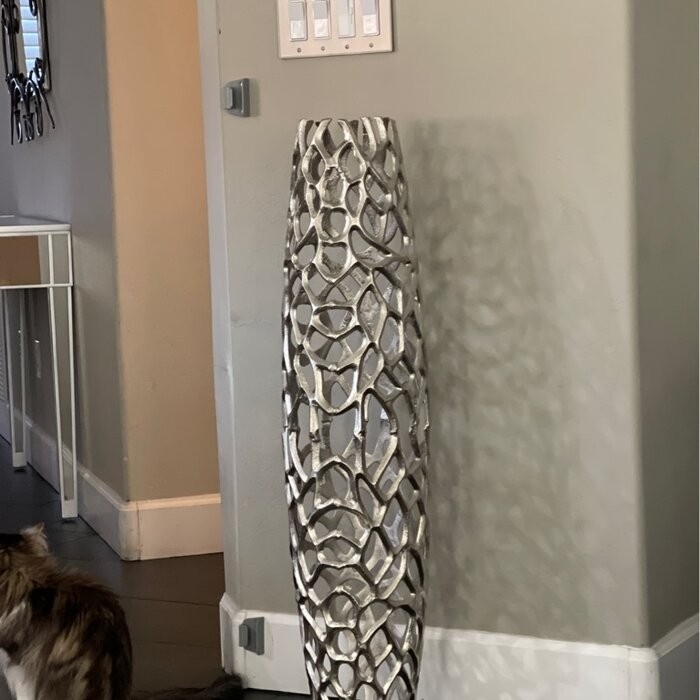 Babylon Metal Floor Vase