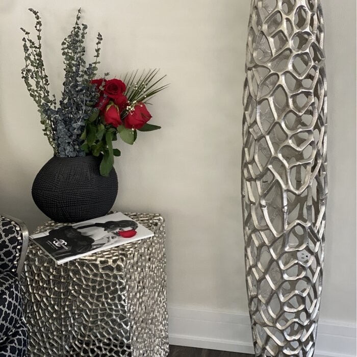 Babylon Metal Floor Vase