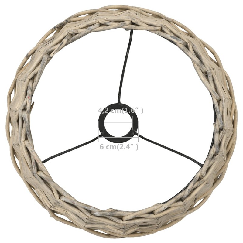 Bamboo/Rattan Drum Lamp Shade ( Spider )
