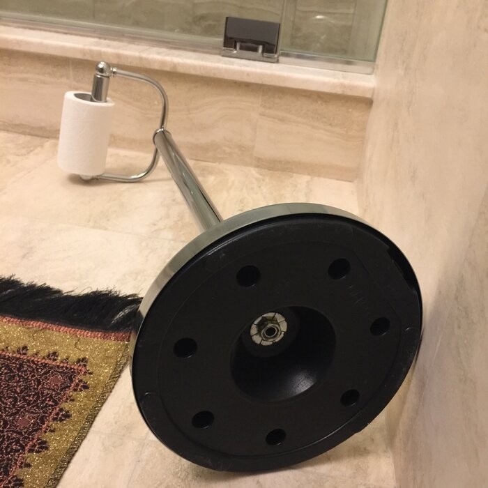 Bath Accessories Gatco Free Standing Toilet Paper Holder