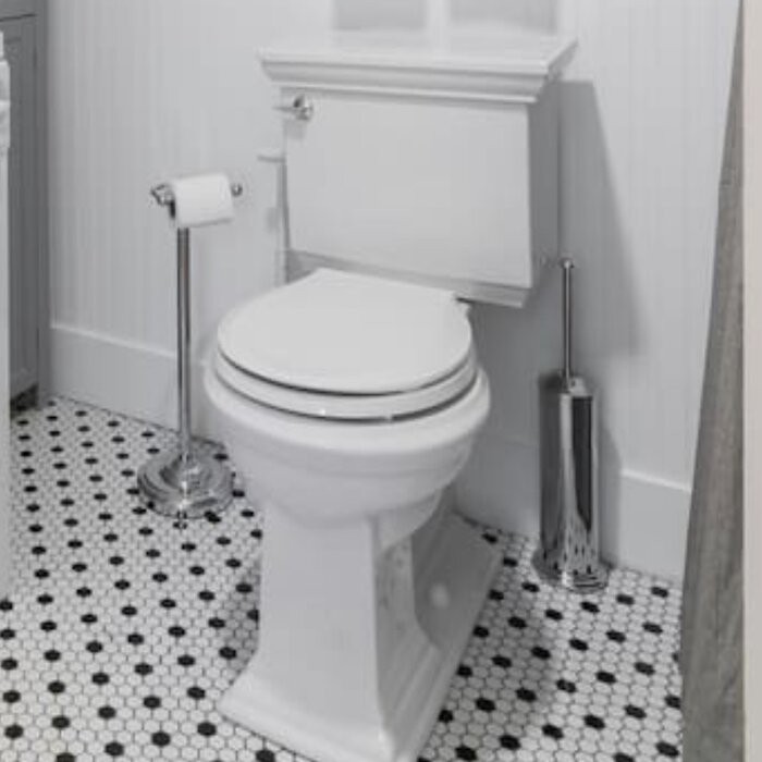 Bath Accessories Gatco Free Standing Toilet Paper Holder
