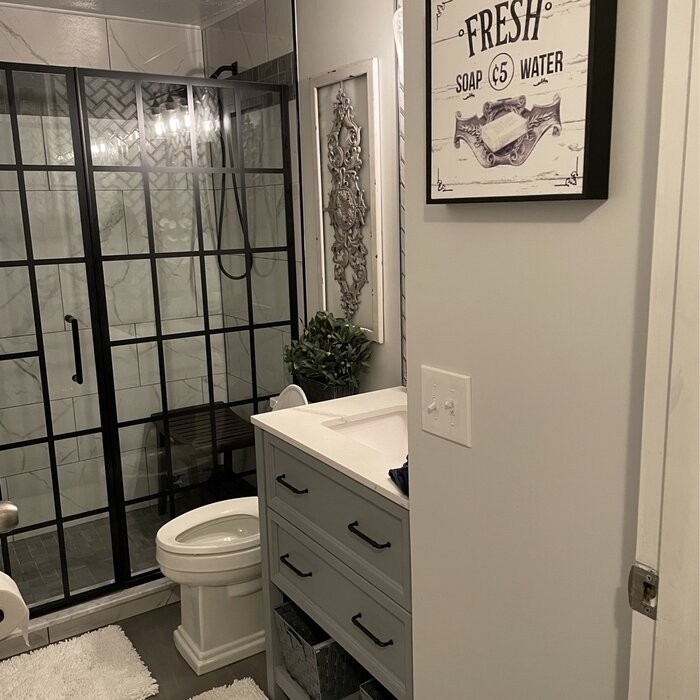 Bath Accessories Gatco Free Standing Toilet Paper Holder