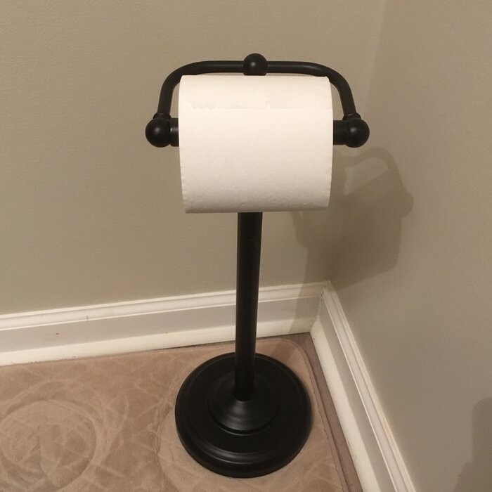 Bath Accessories Gatco Free Standing Toilet Paper Holder