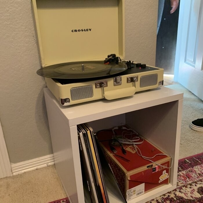 Bellwood Record Album Stackable Cube Multimedia Storage