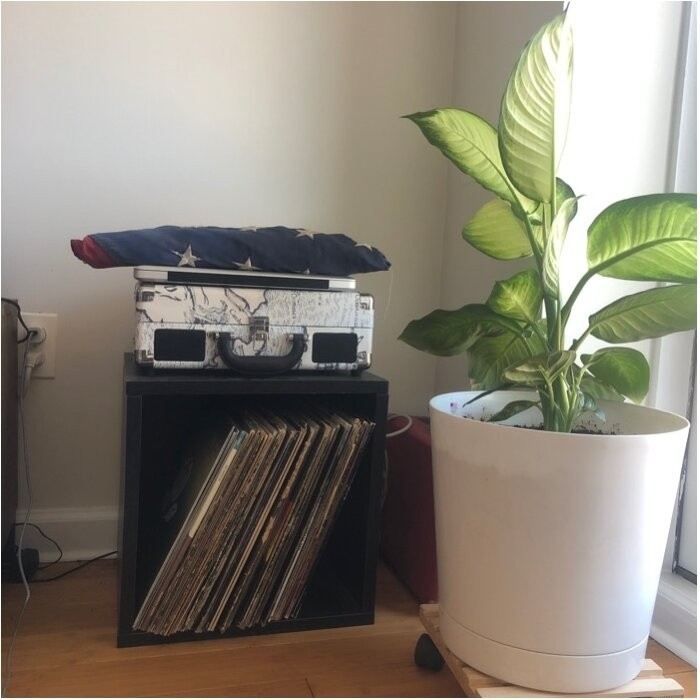 Bellwood Record Album Stackable Cube Multimedia Storage