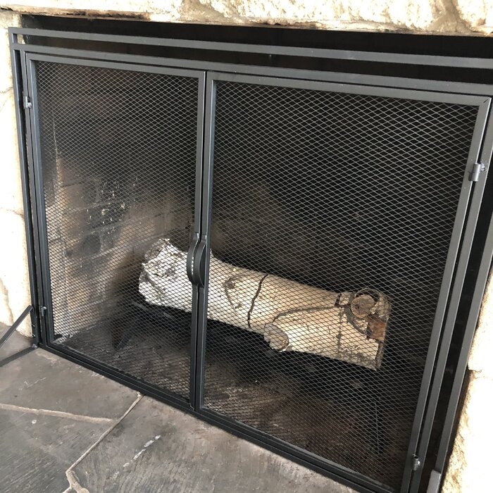 Beluga Iron Fireplace Screen