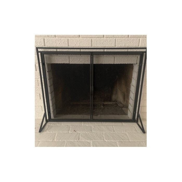 Beluga Iron Fireplace Screen