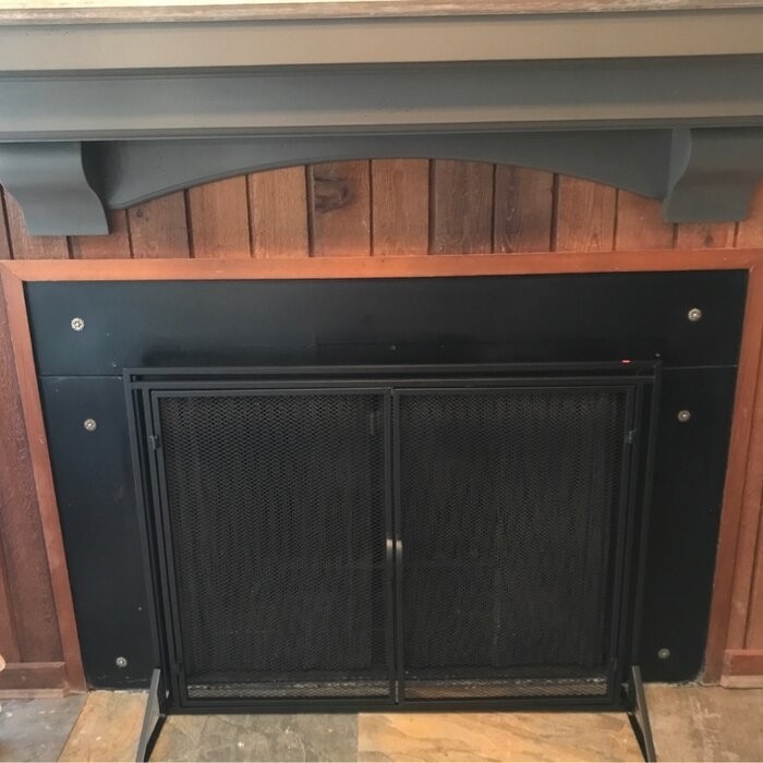 Beluga Iron Fireplace Screen