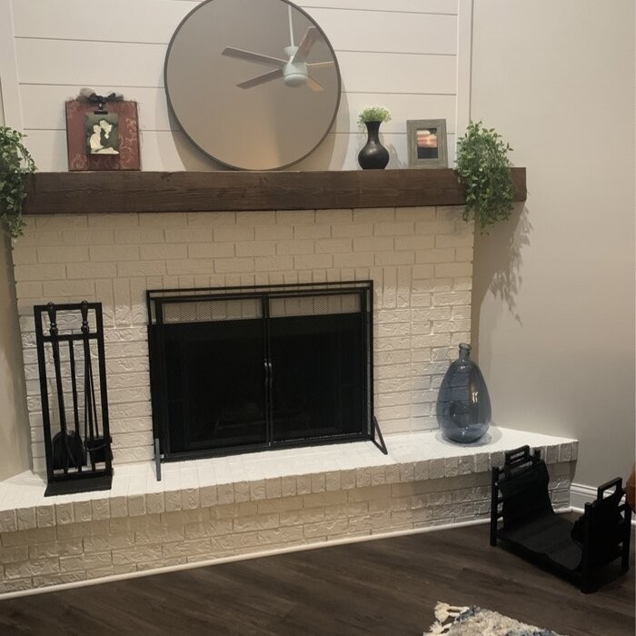 Beluga Iron Fireplace Screen
