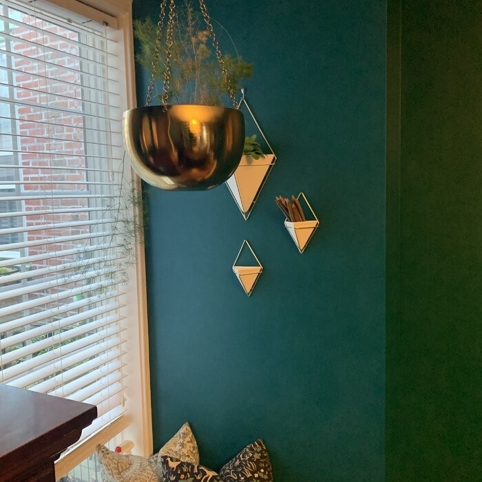 Benally 2 - Piece Iron Hanging Planter Set