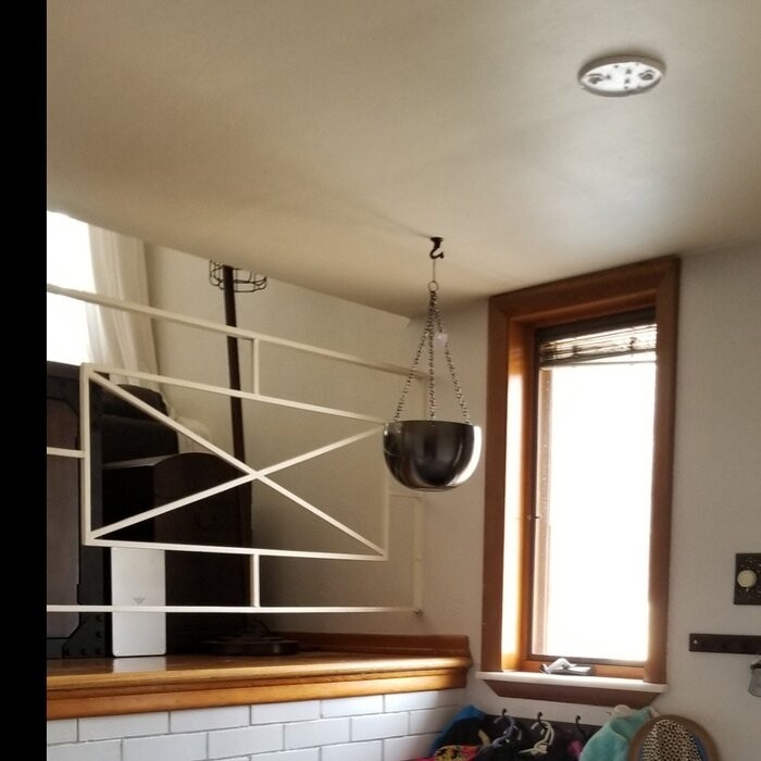 Benally 2 - Piece Iron Hanging Planter Set