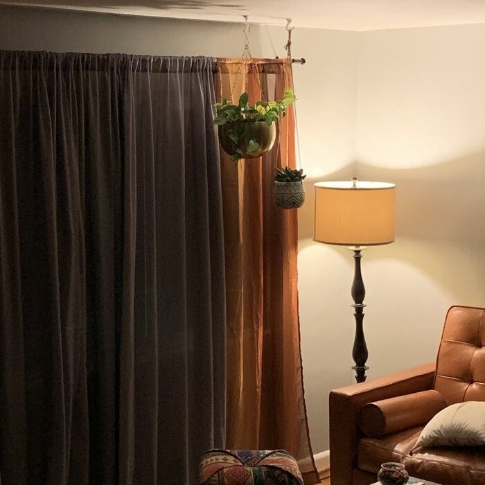 Benally 2 - Piece Iron Hanging Planter Set