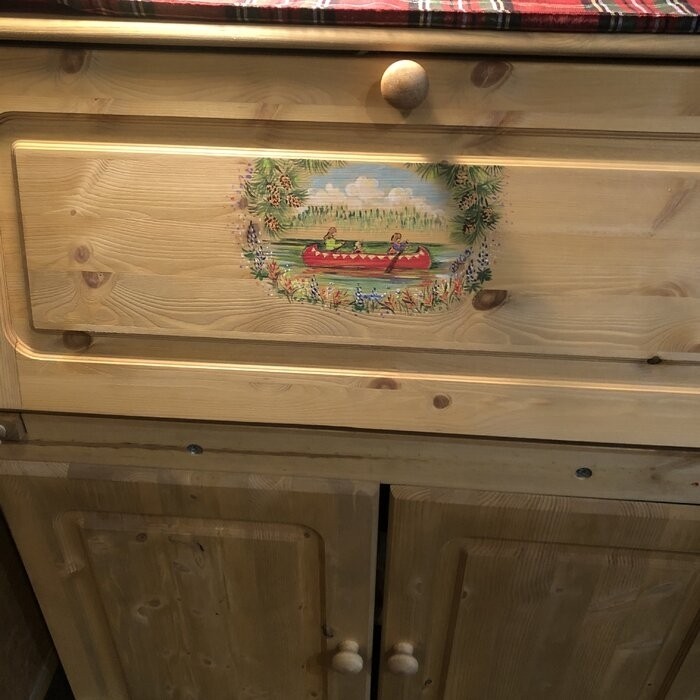 Benedetto Solid Wood Secretary Desk with Hutch