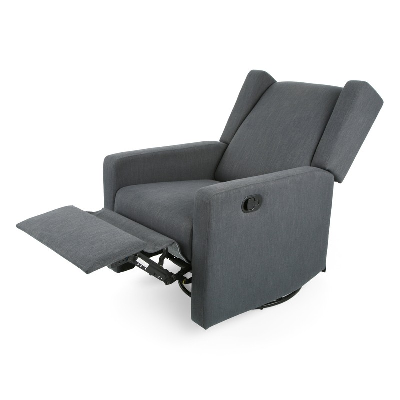 Bines 28.5'' Wide Manual Swivel Club Recliner