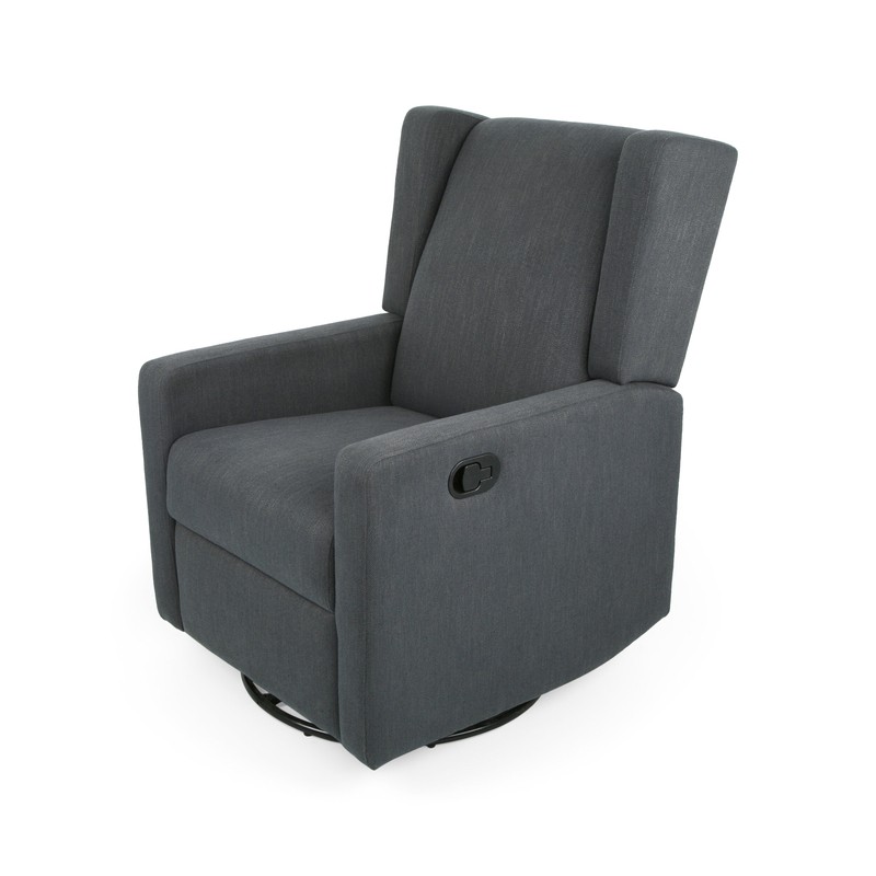 Bines 28.5'' Wide Manual Swivel Club Recliner