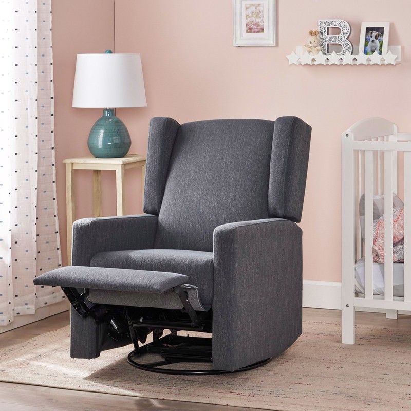 Bines 28.5'' Wide Manual Swivel Club Recliner