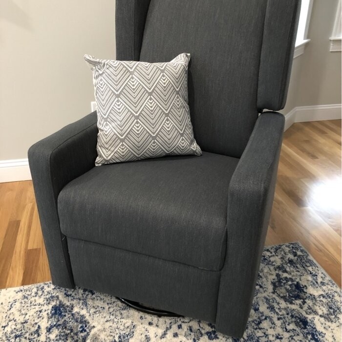 Bines 28.5'' Wide Manual Swivel Club Recliner