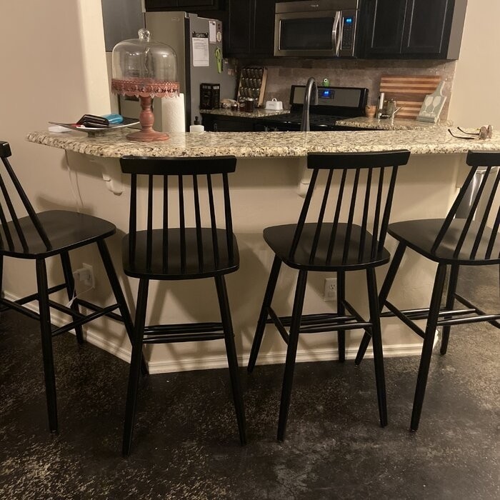 Birdia Solid Wood Bar & Counter Stool