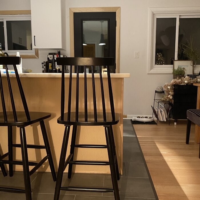 Birdia Solid Wood Bar & Counter Stool