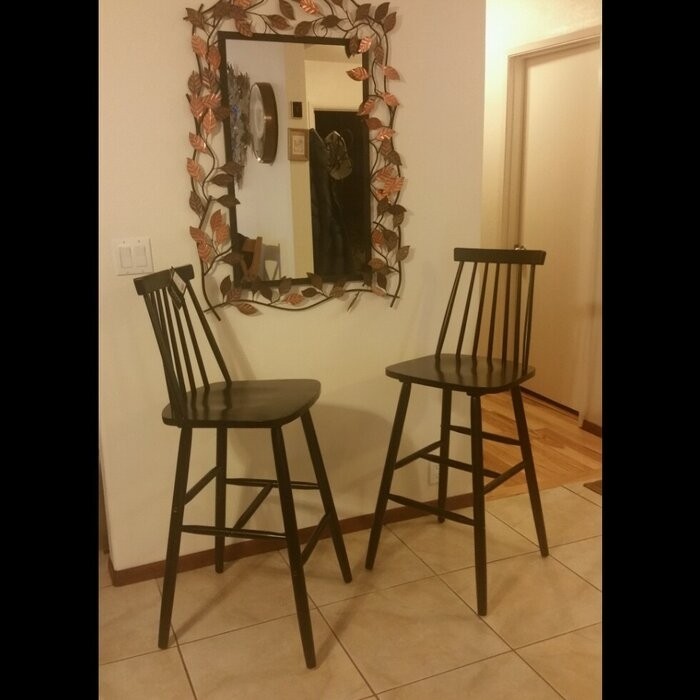 Birdia Solid Wood Bar & Counter Stool