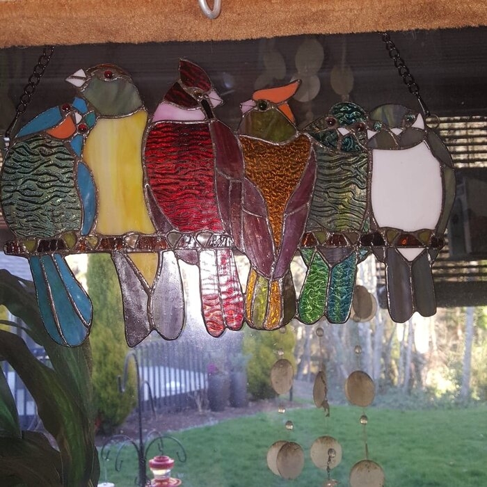 Stained Glass Birds On A Wire - Ideas On Foter