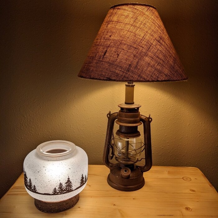 Bittle Vintage Camping Lantern 19.5" Lamp