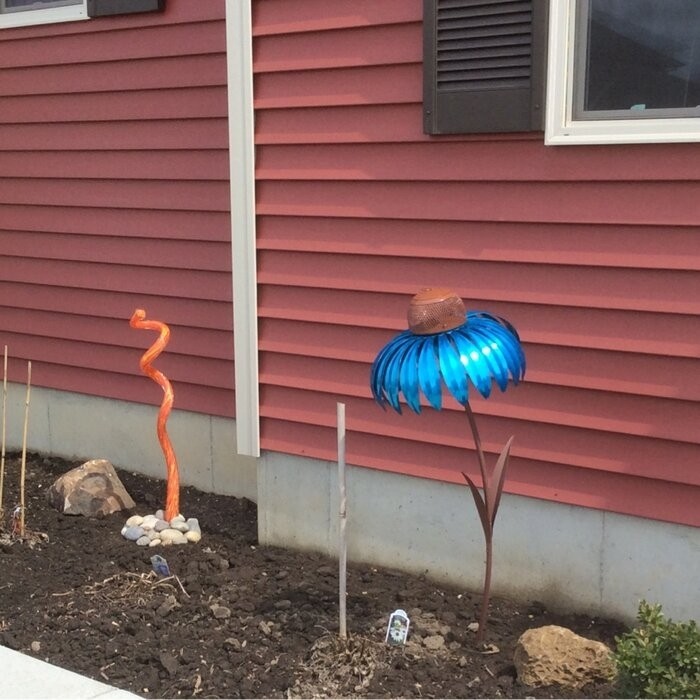 Blueberry Pie Coneflower Decorative Bird Feeder