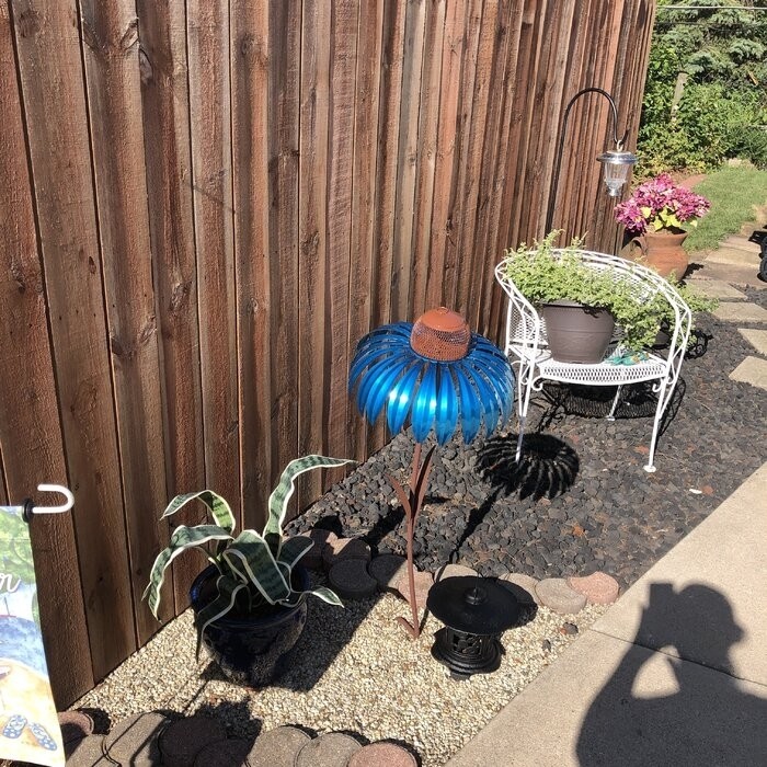 Blueberry Pie Coneflower Decorative Bird Feeder