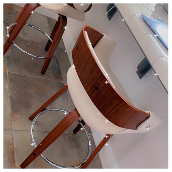 Boulemane Swivel Counter Stool
