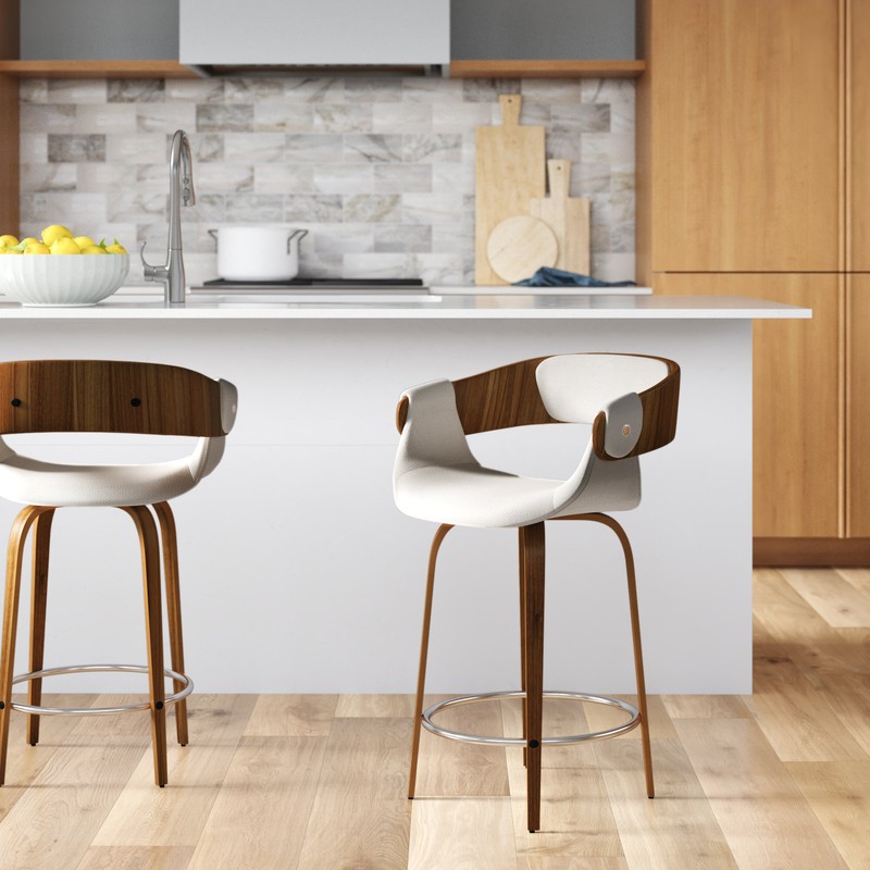 Boulemane Swivel Counter Stool